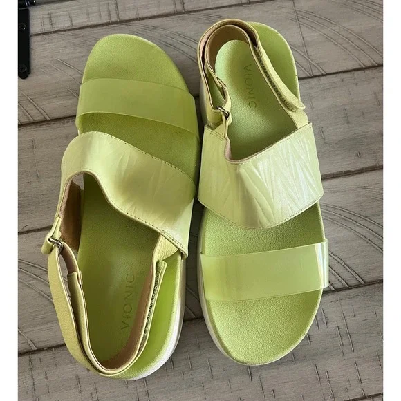 Vionic Karleen Wedge Comfort Sandals Women's Size 9 - Picture 5 of 9